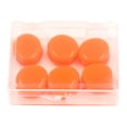 thumbnail image 1 of Tapones para Los Oídos Natación Suaves Suministros Buceo Silicona Impermeables () Naranja, 1 of 8