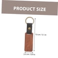 thumbnail image 5 of IFANLANDOR 8Pcs Hand Carved Wood Keyring Diy Lettering Multi Color Blank Design for Anniversary, 5 of 5