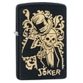 thumbnail image 4 of Zippo Joker Black Matte Pocket Lighter, 4 of 5