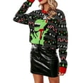 thumbnail image 3 of Women's Ugly Christmas Pullover Sweaters Long Sleeve Cute Sweaters for Wintertime and Holiday Parties, 3 of 6