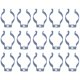 thumbnail image 2 of 100pcs LED Fluorescent Tube Holder Manganese Steel Support Bracket for Lamp Installation Durable Clips for Indoor Outdoor Lighting\n\n**优 后标题：**, 2 of 5