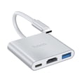 thumbnail image 5 of HB14 Convertisseur Type-C vers USB3.0 +HDMI+PD Alliage d'Aluminium, 5 of 5