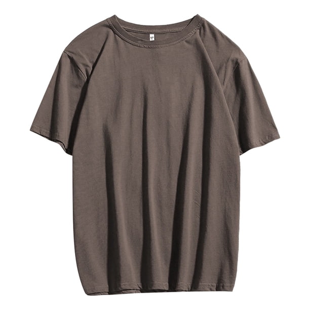 SAYOO Camiseta básica para hombres SAYOO moda