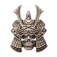 thumbnail image 1 of 2x Etiqueta engomada de la Samurai- japonesa, para vasos, portátiles, ventanas del coche-etiqueta de Guerrero japonés - Bronce cráneo Cola japonés pegatinas, 1 of 8