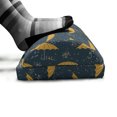 thumbnail image 5 of Rain Foot Rest, Crook Handle Umbrella on Spotted Dark Background, Non-Slip Backing Adjustable Ergonomic Memory Foam Leg Support for Office, Coffee Multicolor, by Ambesonne, 5 of 5