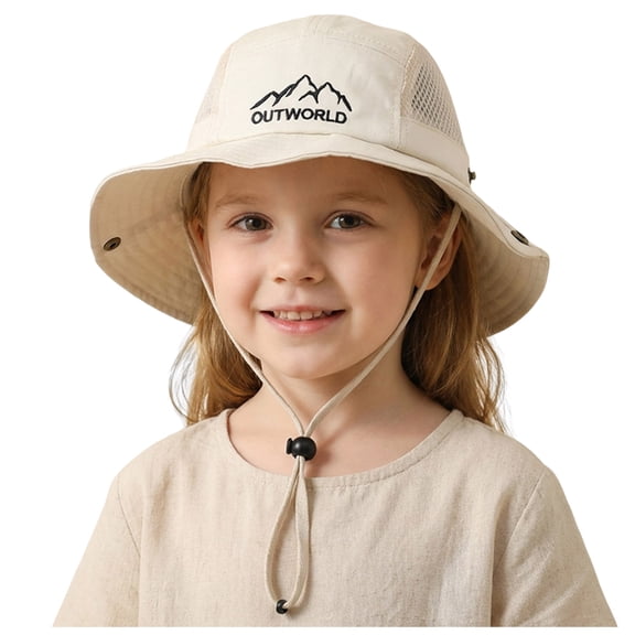 Toddler Sun Hat One Size Outdoor Sun Hat For Toddler Baby Kids Fishing Hat UPF 50 Mesh Breathable Sun Hat Beach Hat Summer Cap