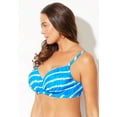 thumbnail image 3 of Swimsuits for All Women's Ruler Bra Sized Underwire Bikini Top, 3 of 4