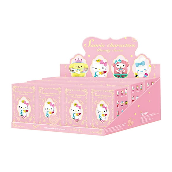 Sanrio Hello Kitty Kuromi Pochacco Beauty Series Blind Box Lucky Mystery Box Anime Figure Model Collection Decoration Toys Gifts