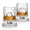 C, variant on 360 Spinning Whiskey Glasses Set of 1 - Rotating Old Fashioned 10oz Rocks Glass with Heavy Base for Home Bars