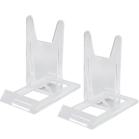 Transparent Acrylic Stand For Plaque Display 2Pcs Set Adjustable Plastic Holder
