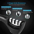 thumbnail image 3 of Knife Sharpener 3 Stage Professional System Polish Sharpening Kitchen Tool NEW, 3 of 11