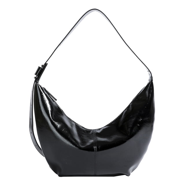 10742 Bolso Cruzado Gran Capacidad para Mujer Bolso Masa Retro Nuevo Bolso Hombro para Mujer Bolso Masa Con Textura Cuero Suave (negro)