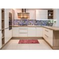 thumbnail image 6 of Ahgly Company Machine Washable Indoor Rectangle Transitional Red Area Rugs, 8' x 12', 6 of 7