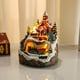 thumbnail image 2 of 2 pcs Resort Mountain Resin Christmas Village Buildings, Featuring LED Lights, Christmas Music,for Christmas Decorations Indoor, 2 of 5