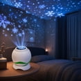 thumbnail image 4 of Rotating Snowflake Projection Light, 360 Degree Winter Effect Lamp for Bedroom, Living Room and Holiday Party Decor, Compact USB Tabletop Night Light, Christmas Gift, 4 of 5