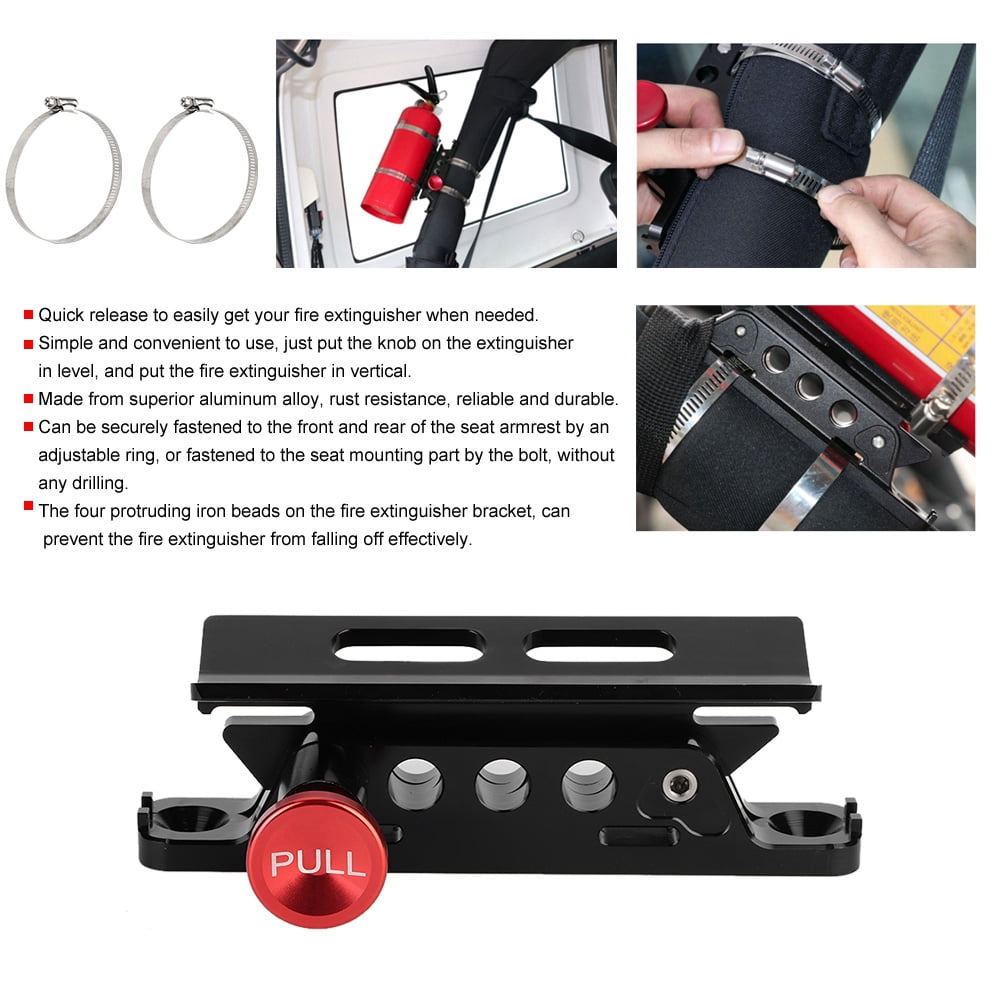Car Adjustable Fire Extinguisher Mount Bracket For Jeep Wrangler Honda Yamaha