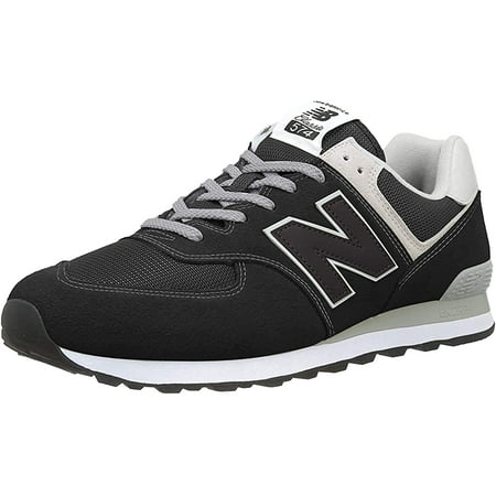New Balance Mens 574 V2 Evergreen Sneaker 11 Black/Black