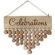 thumbnail image 1 of Advancent Tablero de cuenta regresiva de madera, placa de calendario, decoración de pared de ambiente cálido elegante Natural, manualidades para boda, Decoración del hogar JM01090 Advancent HA011602-04, 1 of 6