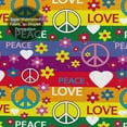 thumbnail image 5 of Shower Curtain, Rainbow peace sign cute Waterproof Fabric Plastic Shower Curtain, Drying Fast Bathroom Curtain with 9 Buttonholes, Ruffle Shower Curtain 60x72in, 5 of 8