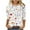 #097-White, variant on Neewe Women's 2025 Fashion Tops 3/4 Length Sleeve Business Casual Blouses Summer Tees Shirts