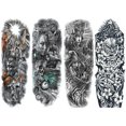 thumbnail image 2 of Figura 3D Tatuaje Cuerpo Pegatina 4 Piezas Impermeable para Niñas Amante Pareja, 2 of 9