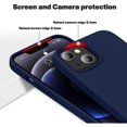 thumbnail image 7 of Entronix Silicone Soft Case Designed for iPhone 14 Plus Shockproof Durable Slim Fit, Navy, 7 of 7
