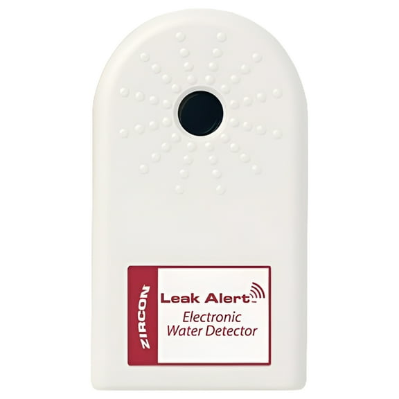 Zircon Leak Alert Electronic Water Detector - 85 dB Water Alarm, Low Battery Indicator - 1 Pack