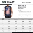 thumbnail image 6 of Iceglad Mens American Flag Tank Top 2 Pack Sleeveless Workout Muscle Shirts Loose Fit Summer Beach Gym Casual 4th of July Patriotic Tee, 6 of 8