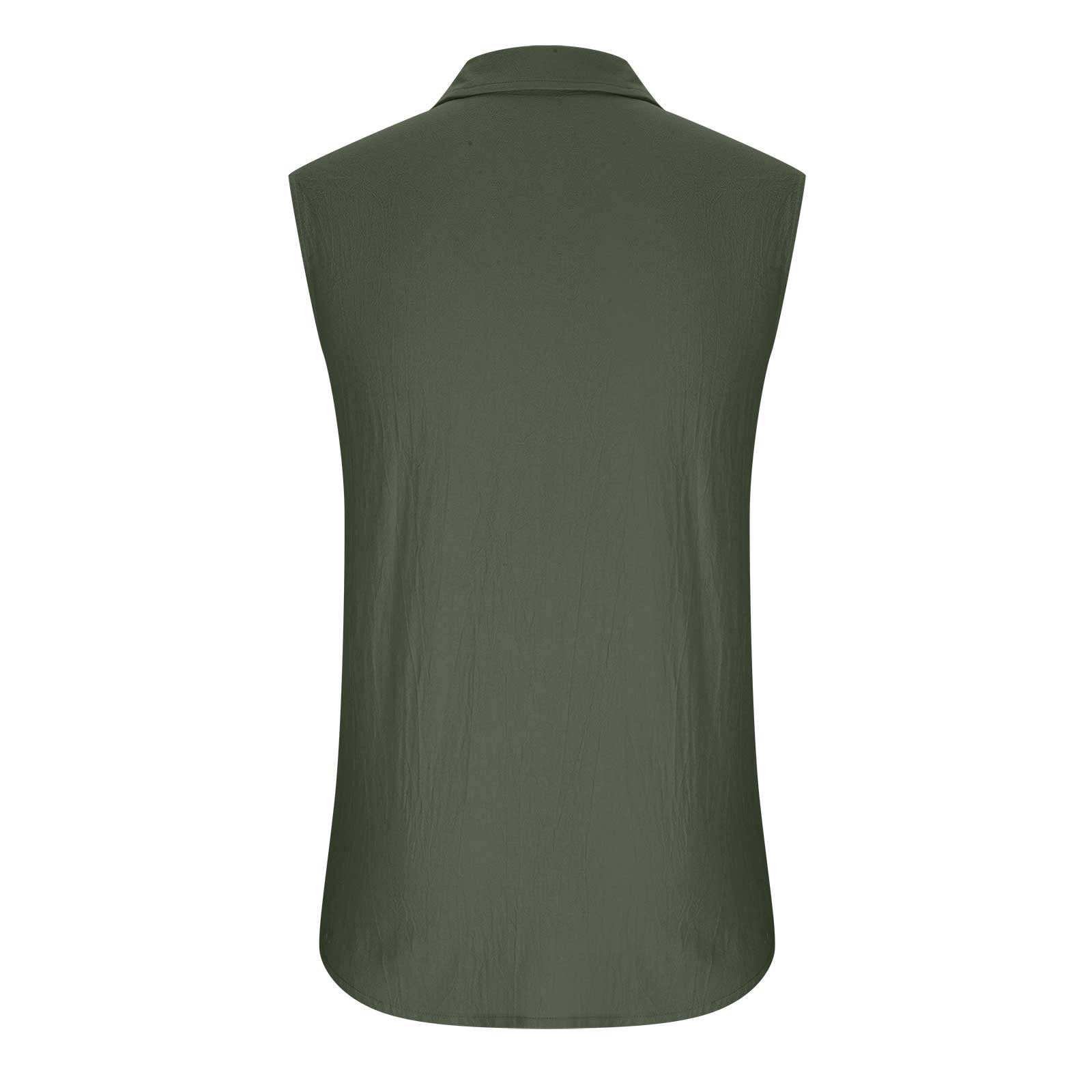 トップス SUMMER WOOL SLEEVELESS SHIRT 8915d6cd-93b1-40a1-a5a0-