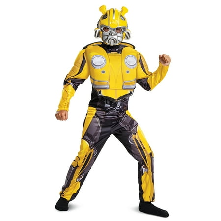 Transformers Bumblebee Movie Bumblebee Classic Muscle Child Halloween (Best Classic Halloween Costumes)