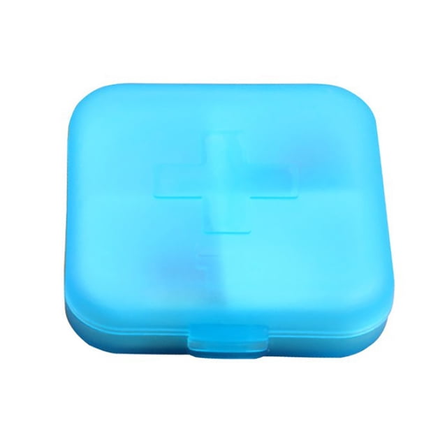 Daily Medicine Case, Compact Travel Medicine Organizer for Vitamins