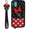 thumbnail image 2 of Cartoon Case for iPhone 11 Pro Max 6.5",3D Cute Soft Silicone Rubber Protective Gel Back Cover for Kids Girls (Minnie-1, iPhone 11 Pro Max 6.5"), 2 of 3