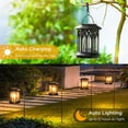 thumbnail image 3 of Linternas solares WDTPro para colgar al aire libre, paquete de 4 unidades, impermeables, 3 of 7