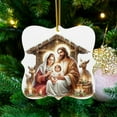 thumbnail image 5 of dajkiuy Acrylic Nativity Scene Ornaments, 3.15" Christmas Tree Nativity Scene Hanging Ornaments, The Birth of Jesus Decor, Religious Gifts for Christian & Family, 5 of 5