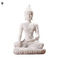 thumbnail image 2 of SPRING PARK Meditative Seated Buddha Sandstone Statue Sculpture Figurine Decor, 2 of 7