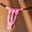 c01Pink, variant on Men's Open Hole Underwear G-String Thongs Panties for Men Ring Underpants Male T-back Ice Silk Lingerie Black M