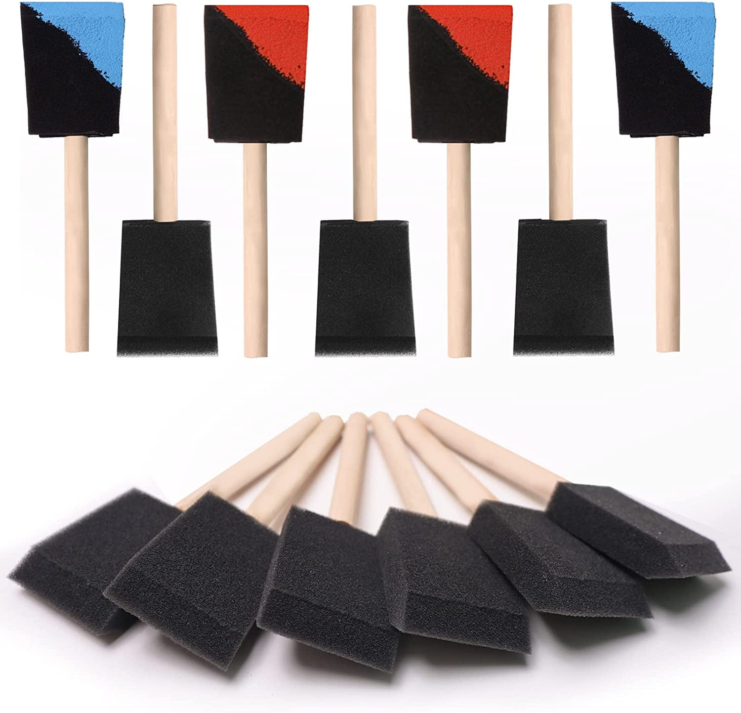 Foam Paint Brushes, 2 Inch Sponge Brushes 20 Pack, Sponge Paint
