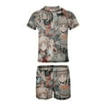 thumbnail image 5 of Himiko Toga Boys Rash Guard Set 2 Piece Swimsuits Short Sleeve Bathing Suits with Trunks, 5 of 7