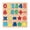 E, variant on 3D Wooden Peg Puzzle Set, Alphabet, Numbers and Geometric Shapes for Early Learning and Sorting