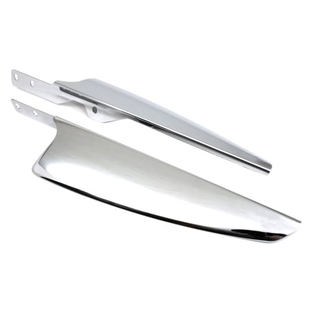 Chrome Windshield Deflector Set For Harley-Davidson