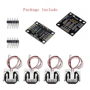 Treedix Load Cell Amplifier HX711 Small Breakout Board Load Sensor Combinator with 4pcs Load Cell 50KG Weight Weighing Load Cell Conversion Module Sensor DIY Kits for Arduino