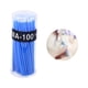 thumbnail image 2 of 100 microcepillos aplicadores desechables para extensiones de pestañas, hisopos de algodón, varitas de microcepillos, herramientas de maquillaje (azul, diámetro del cepillo: 2 mm), 2 of 7