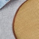 thumbnail image 4 of Cojín de silla tejido de ratán de 19x19 pulgadas • Patrón marrón vintage • Alfombra transpirable fresca para oficina, comedor, mascotas • Mezcla de lino lavable a máquina • Almohadilla de asiento, 4 of 8