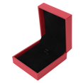 thumbnail image 4 of Red Jewelry Storage Box Pendant Necklace Display Gift Box Ring Case Engagement Wedding Box, 4 of 5