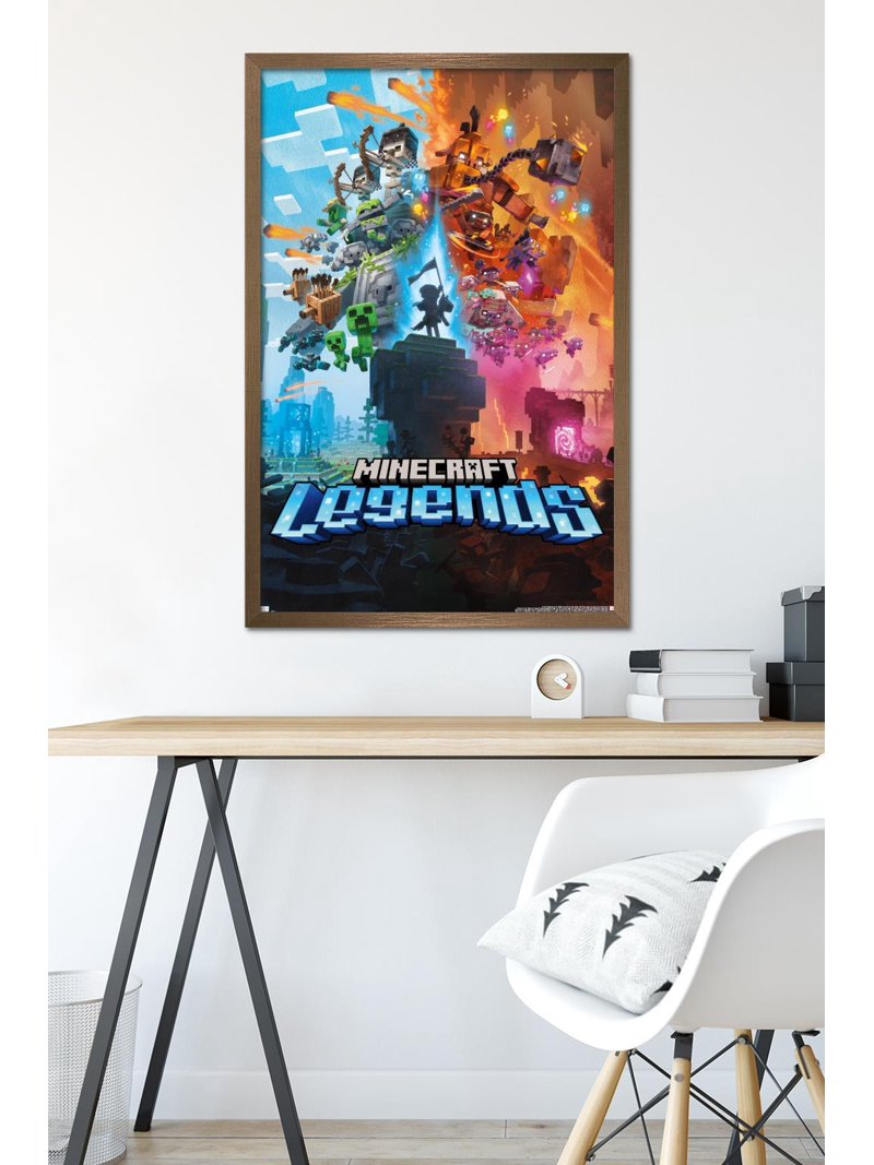 Minecraft: Legends - Key Art Wall Poster, 22.375