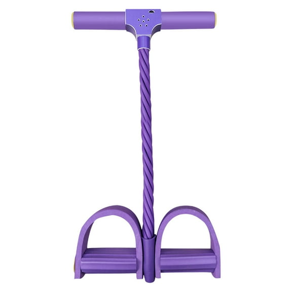 karymi 21 Fitness Resistance Belt -6-tube Pedal Ankle Joint Tractor 2025 Sit Up Leg Stretching Rope Exercise Belt With Handle Used For Stretching Exercise Fitnes Camping Accessories