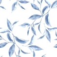 thumbnail image 3 of Blue Leaves Wallpaper Pre-Pasted - 25"W x 125"H, 3 of 3