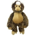 thumbnail image 3 of Ultra Soft Dog Toys Oh So Cute Bark Cuddle Buddies Furry Zoo Animal Squeakers (Brown Monkey Small), 3 of 7