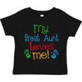 thumbnail image 3 of Inktastic My Great Aunt Loves Me Boys or Girls Toddler T-Shirt, 3 of 5