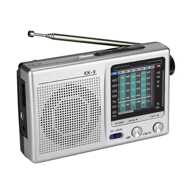 Campus Radio with PVC Panel, Battery-Powered, Multiple Frequency Bands for Campus Use